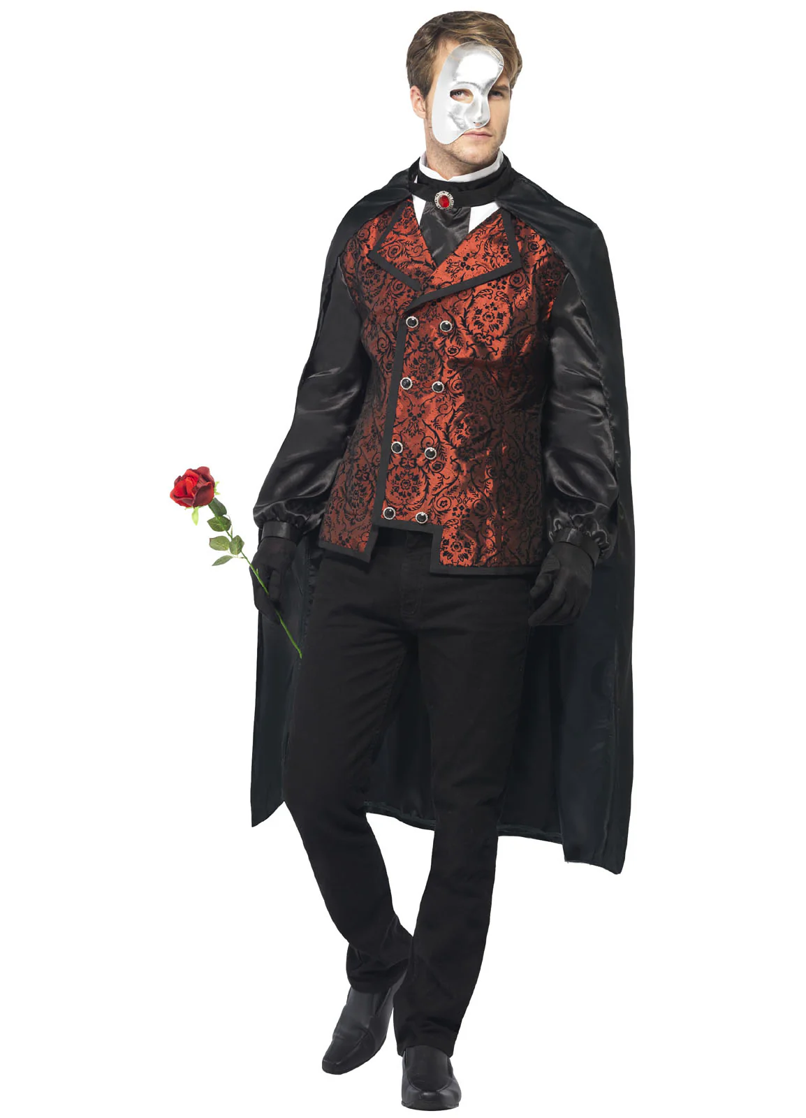 Dark Opera Masquerade Costume Adult
