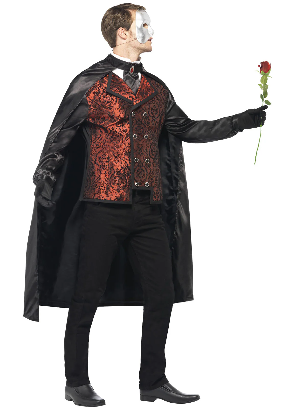 Dark Opera Masquerade Costume Adult - Image 2
