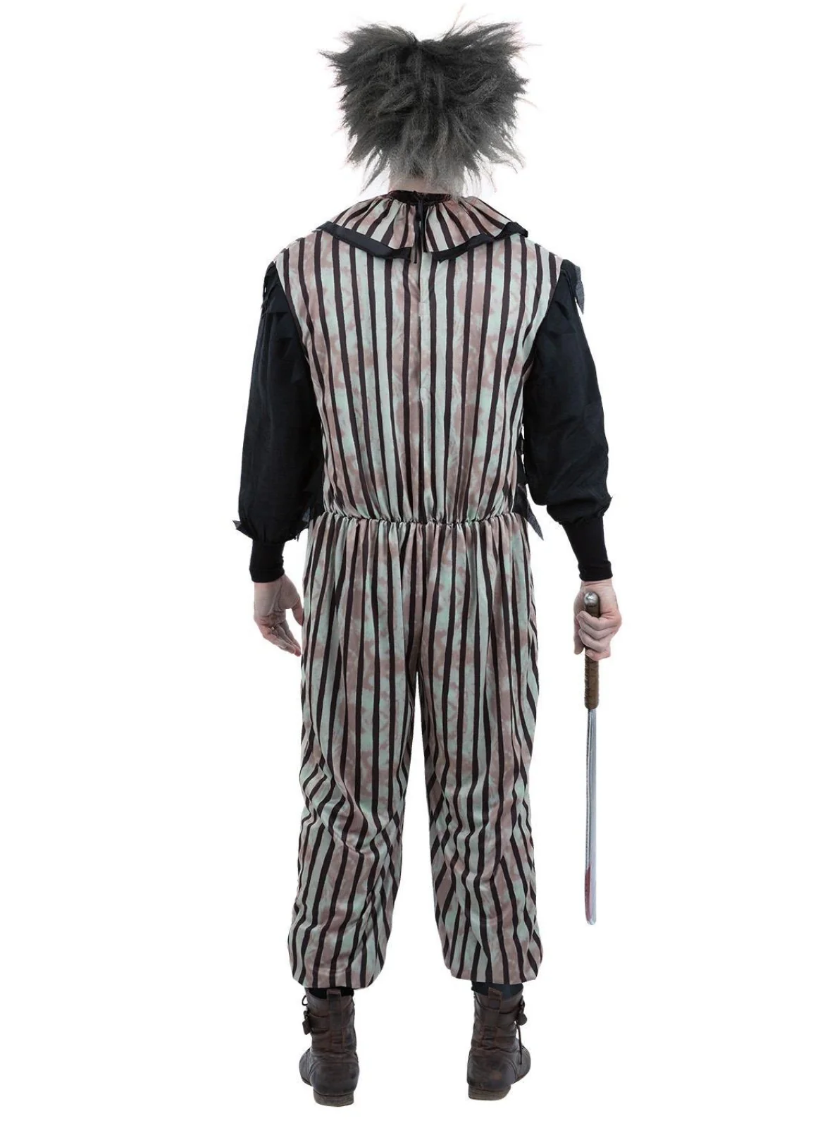 Dark Vintage Clown Costume Adult - Image 3