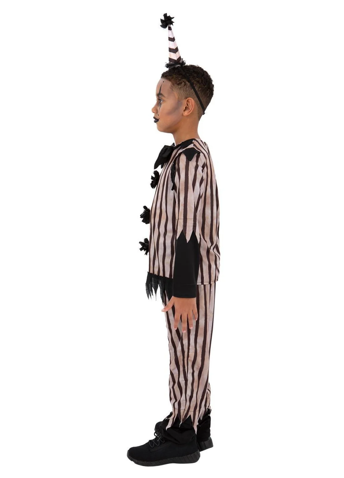 Dark Vintage Clown Costume Child - Image 3