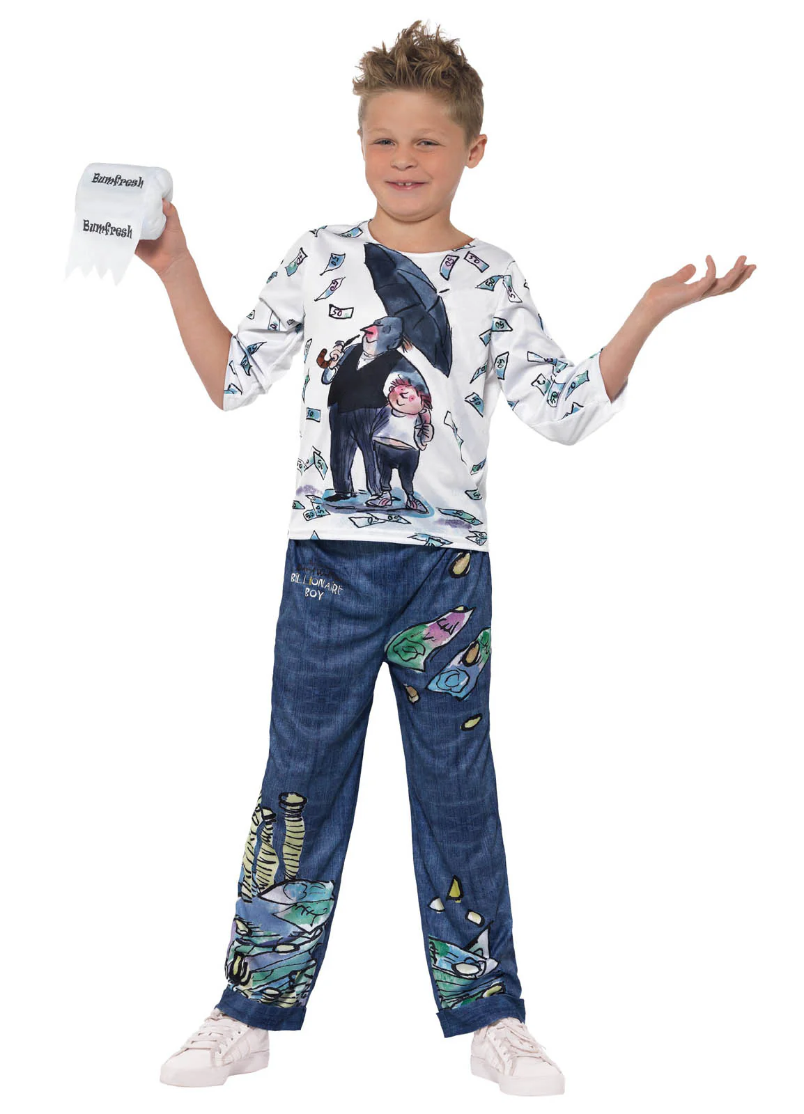 David Walliams Billionaire Boy Costume Child