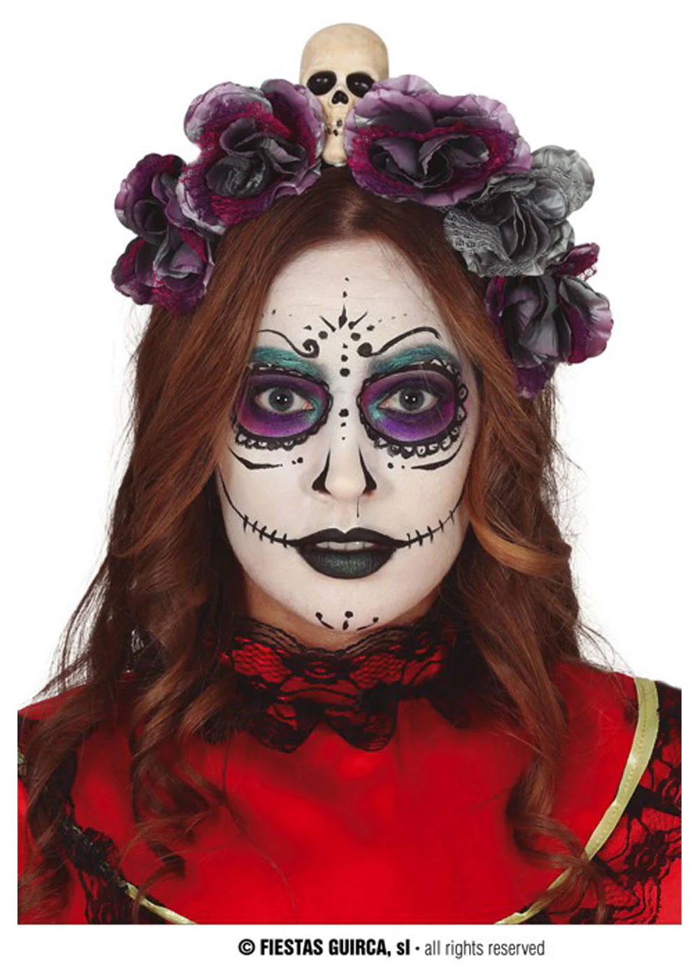 Day of the Dead Flower Headband