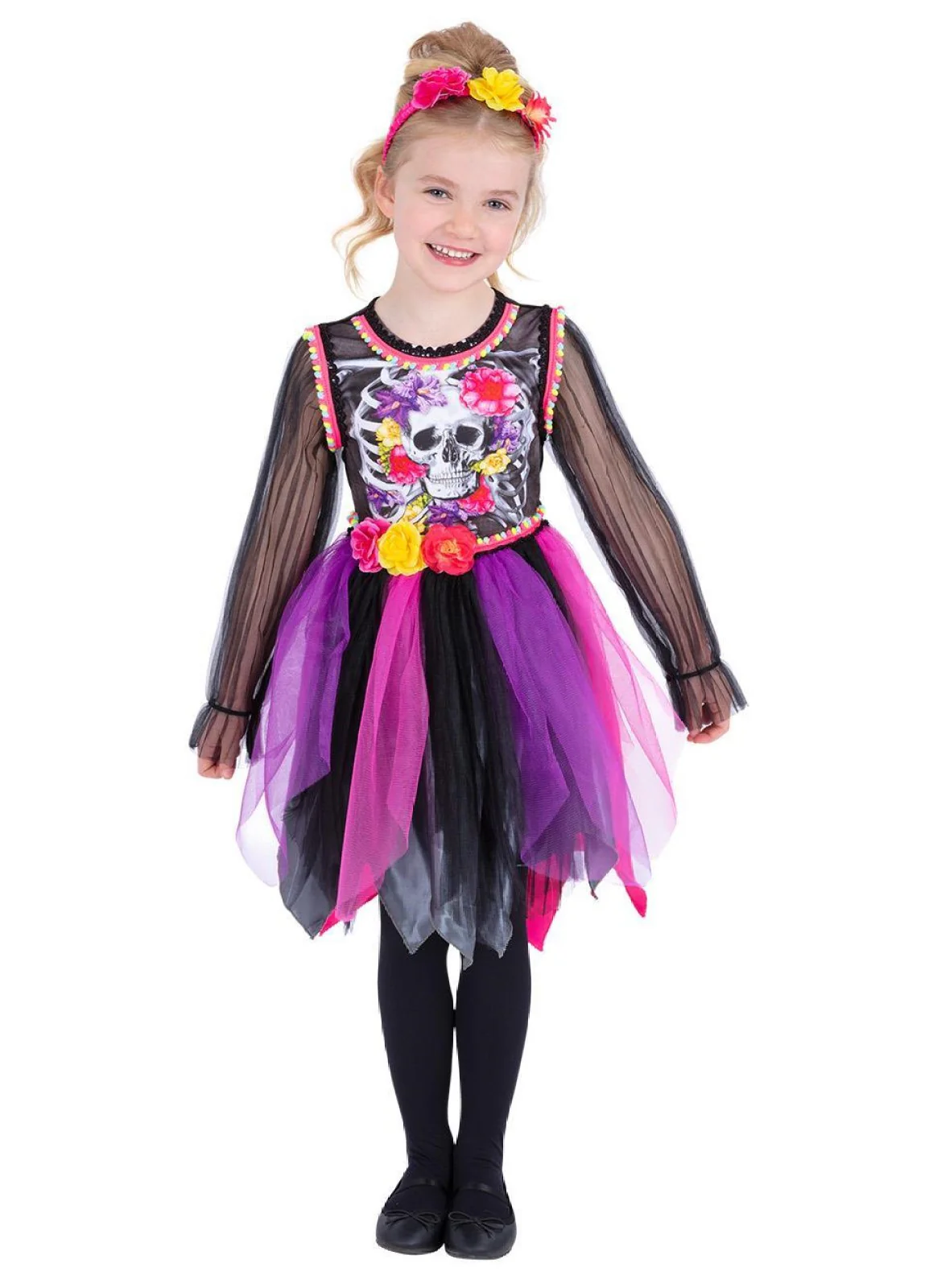 Day of the Dead Pom Pom Costume - Image 2