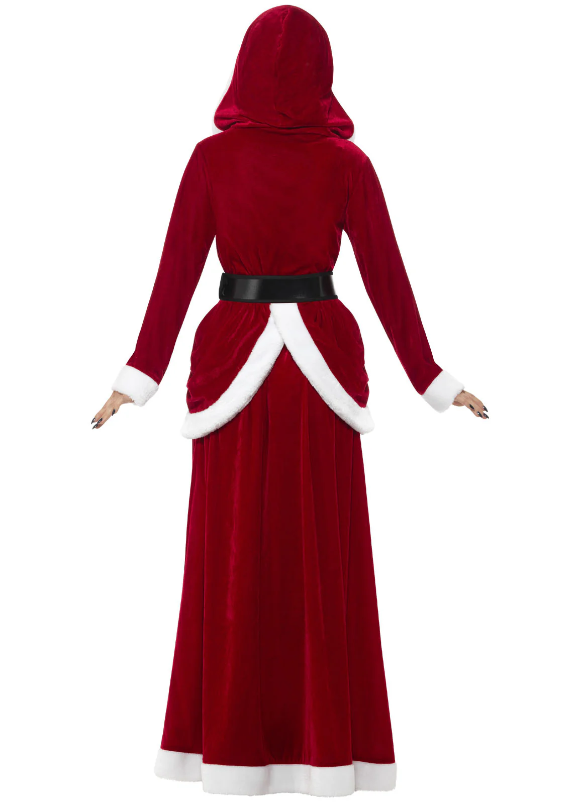 Deluxe Hooded Ms Claus Adult - Image 3