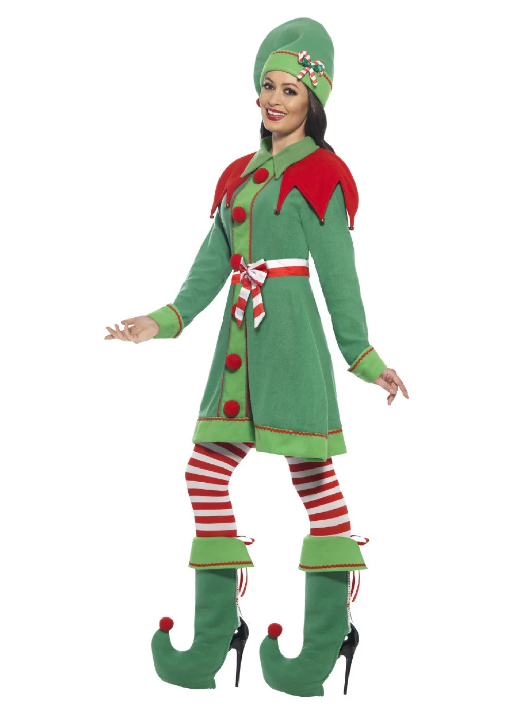 Deluxe Miss Elf Costume - Image 2