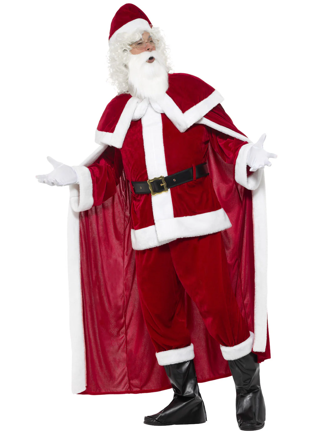 Deluxe Santa Claus Costume Adult - Image 2