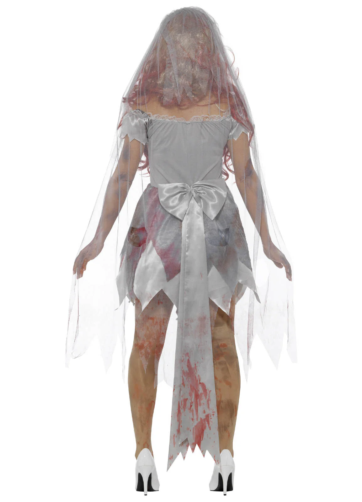 Deluxe Zombie Bride Costume Adult - Image 3