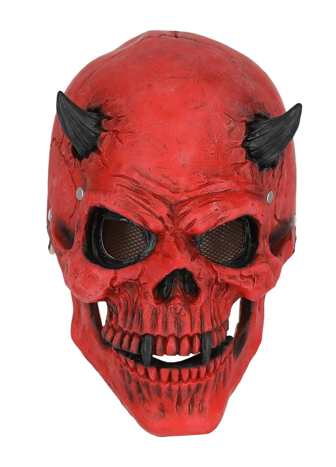 Devil Skull Latex Mask - Image 3