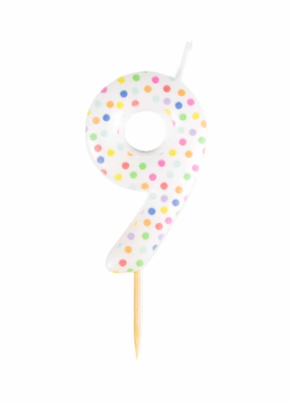 Number 9 Party Candle