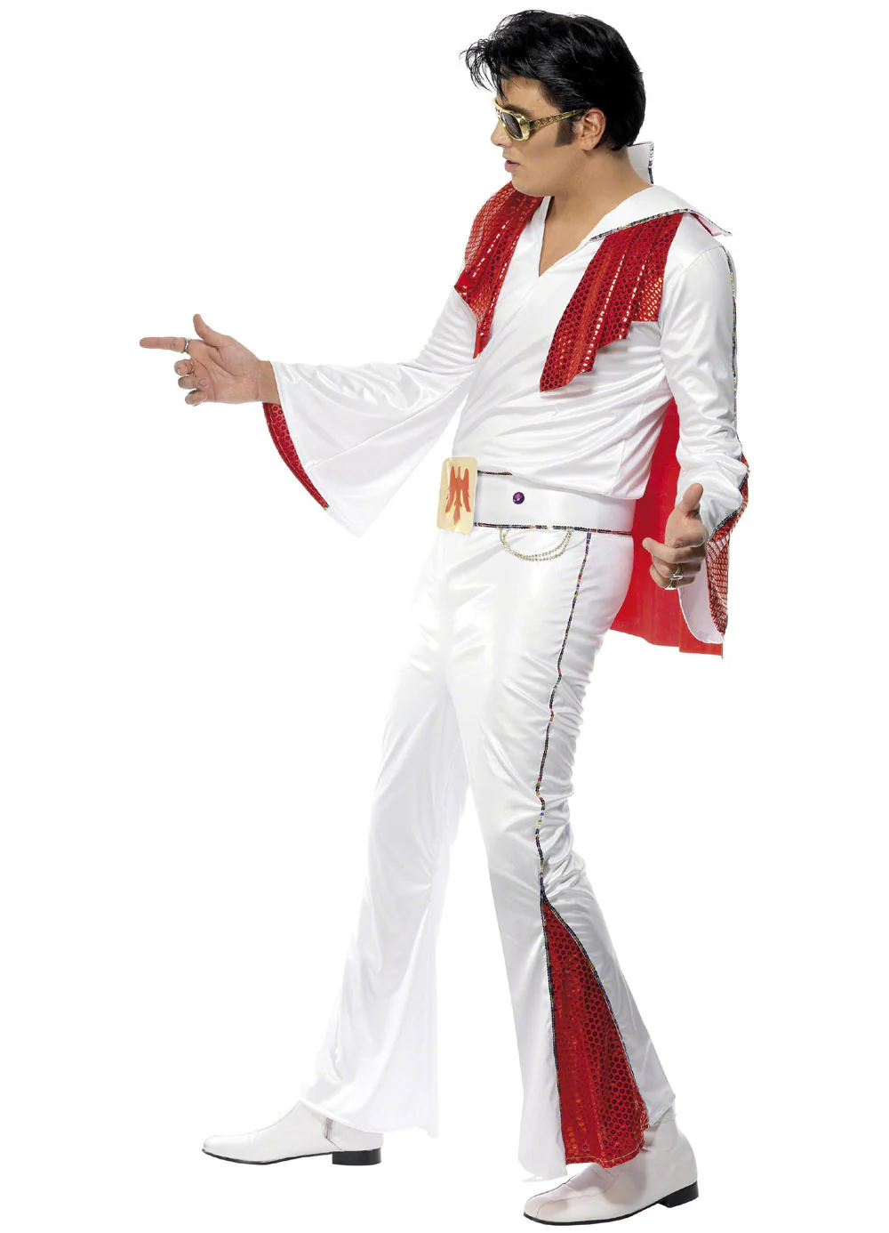 Elvis White Costume Adult - Image 2