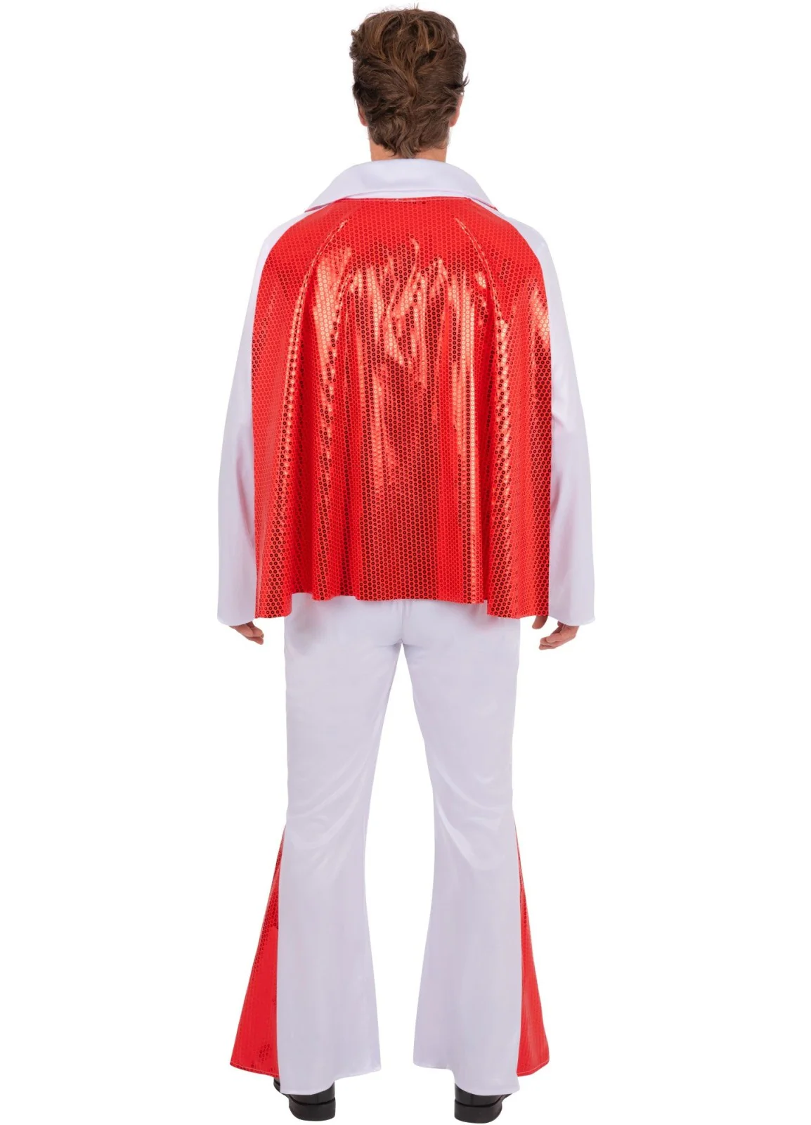 Elvis White Jumpsuit Costume - Image 3