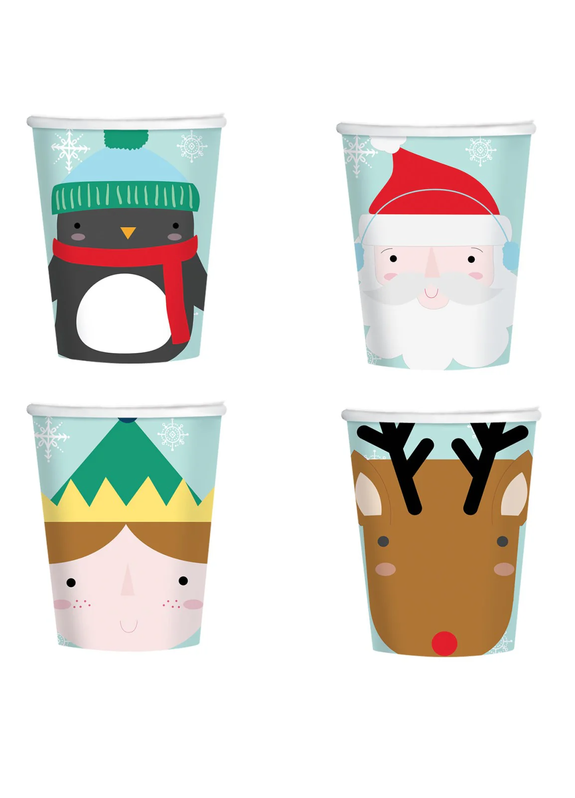 Festive Friends Cups 8pk