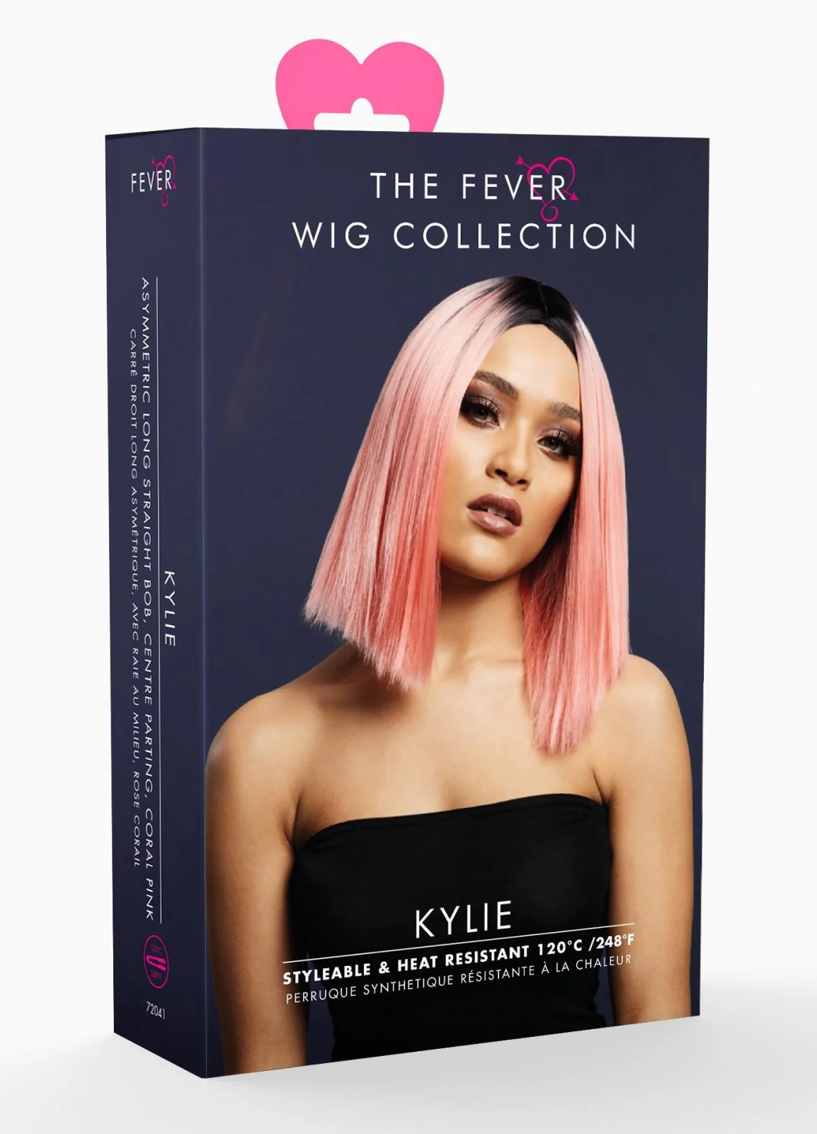 Fever Kylie Coral Pink Wig - Image 2
