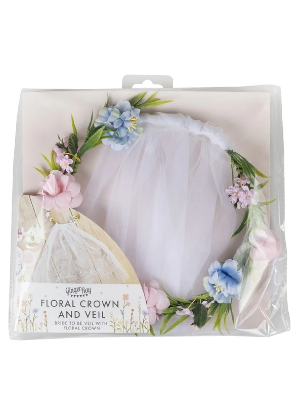 Floral Bride To Be Veil - Image 3