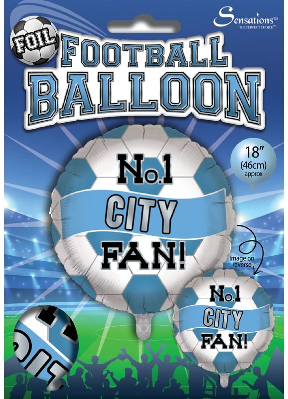 No.1 City Fan Football Balloon - Image 2