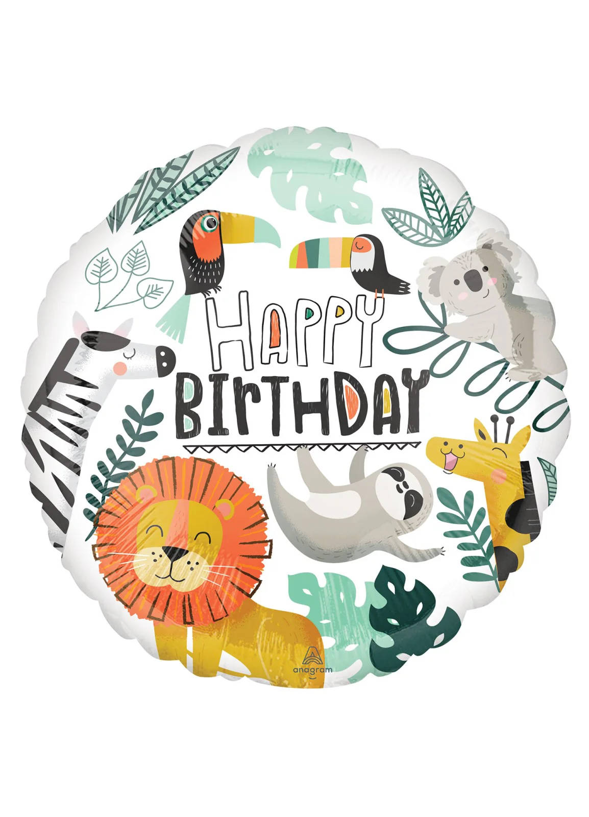 Get Wild Birthday Foil Balloon