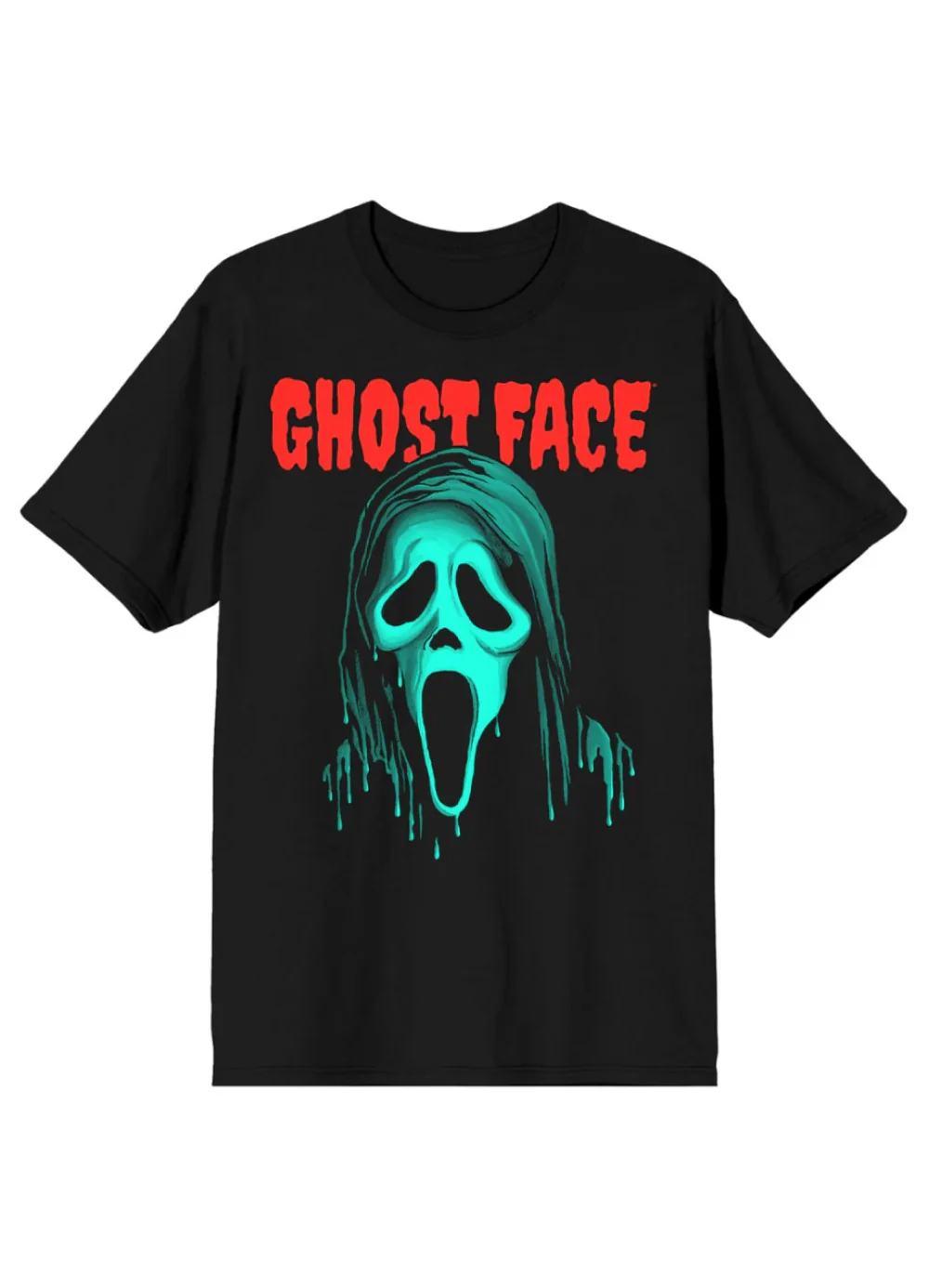 Ghost Face Colour Drip T-Shirt