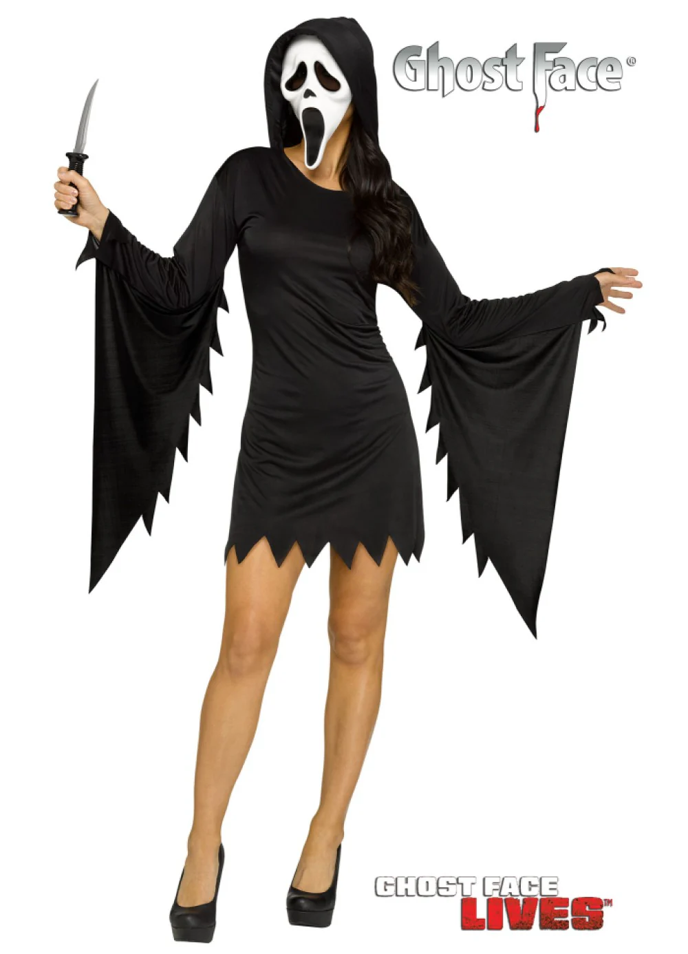 Ghost Face Glamour Costume