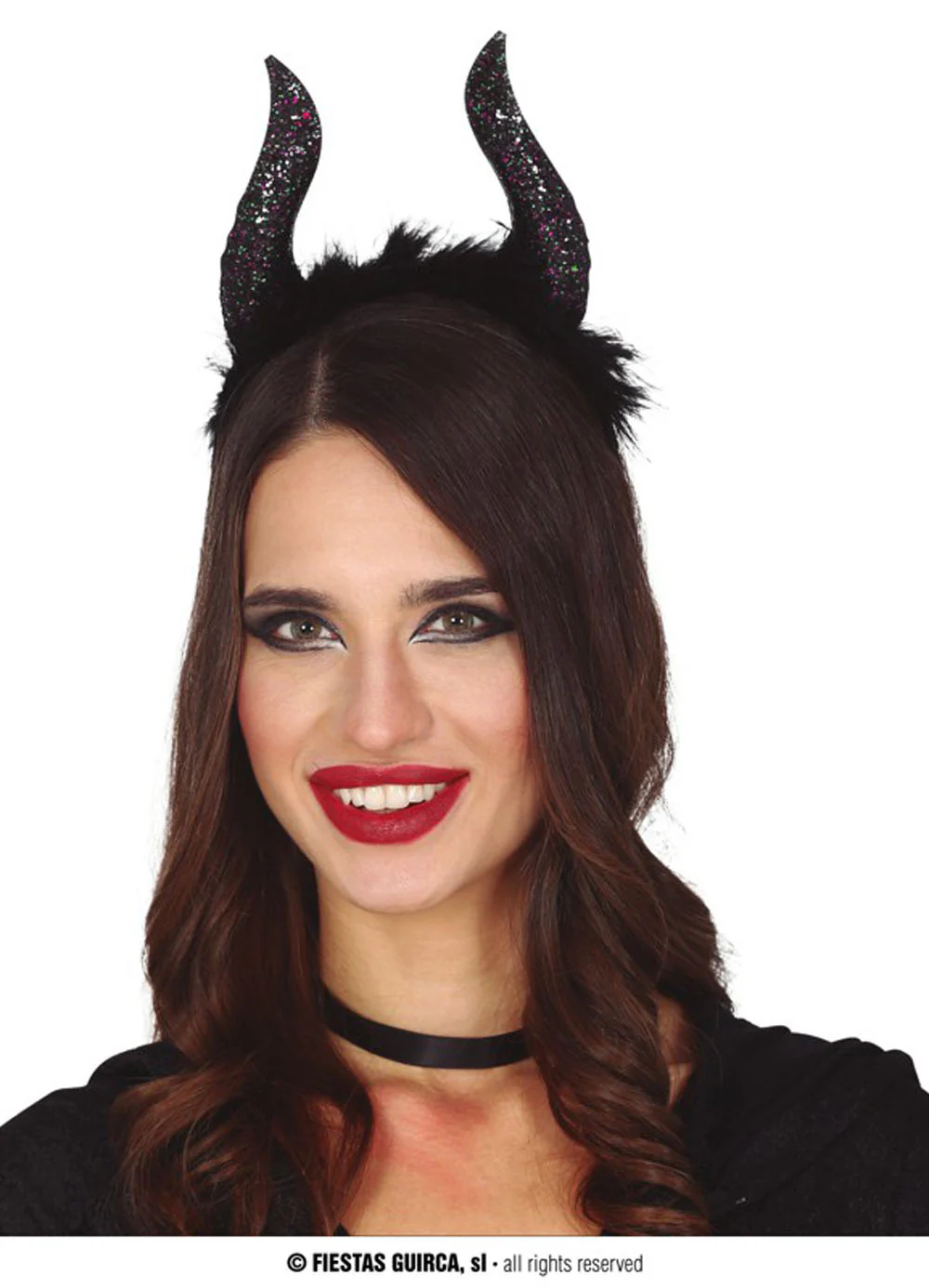 Glitter Black Horns