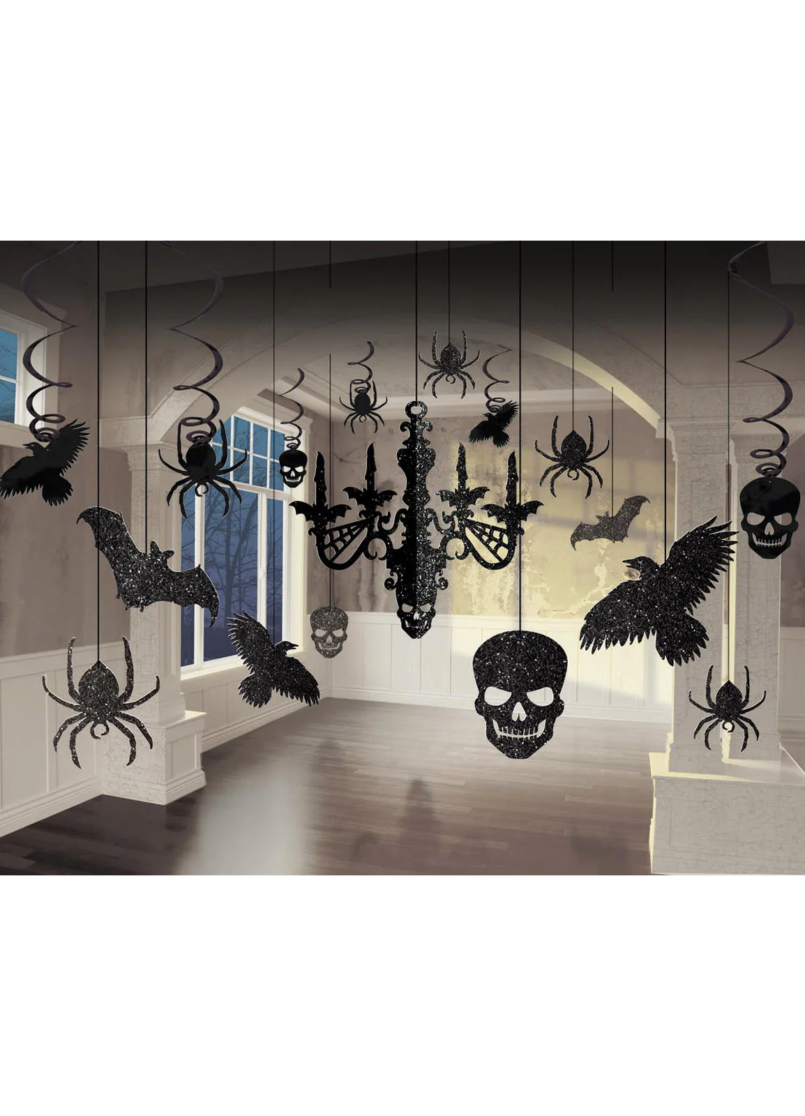 Glitter Chandelier Decorating Kit