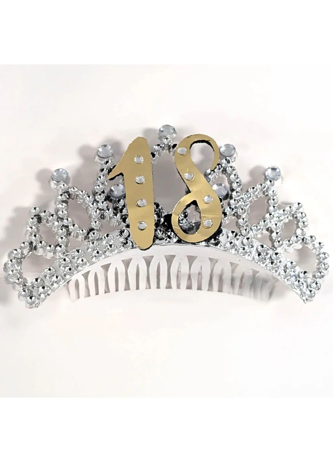 Gold 18th Birthday Tiara - Image 2