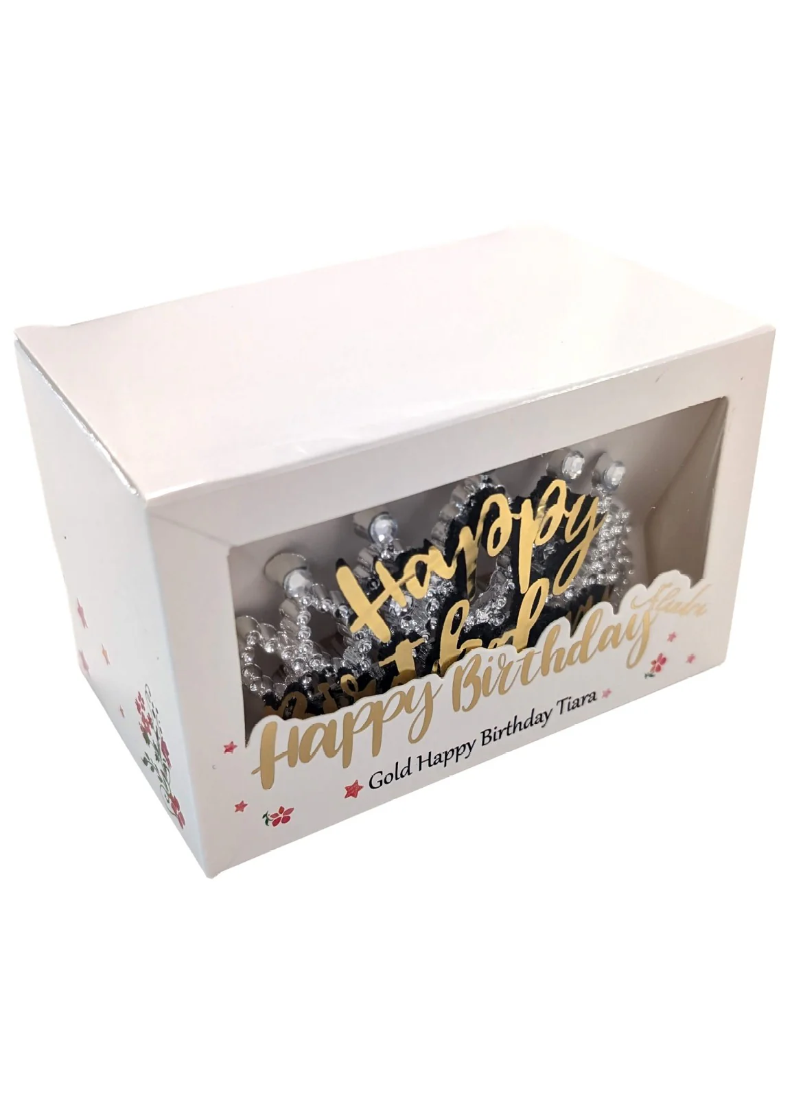 Gold Happy Birthday Tiara