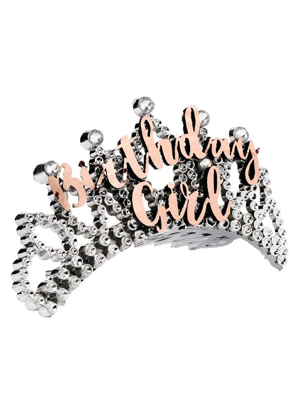 Rose Gold Birthday Girl Tiara - Image 2