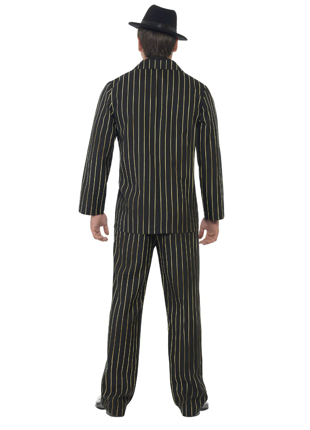 Gold Pinstripe Gangster Costume Adult - Image 3