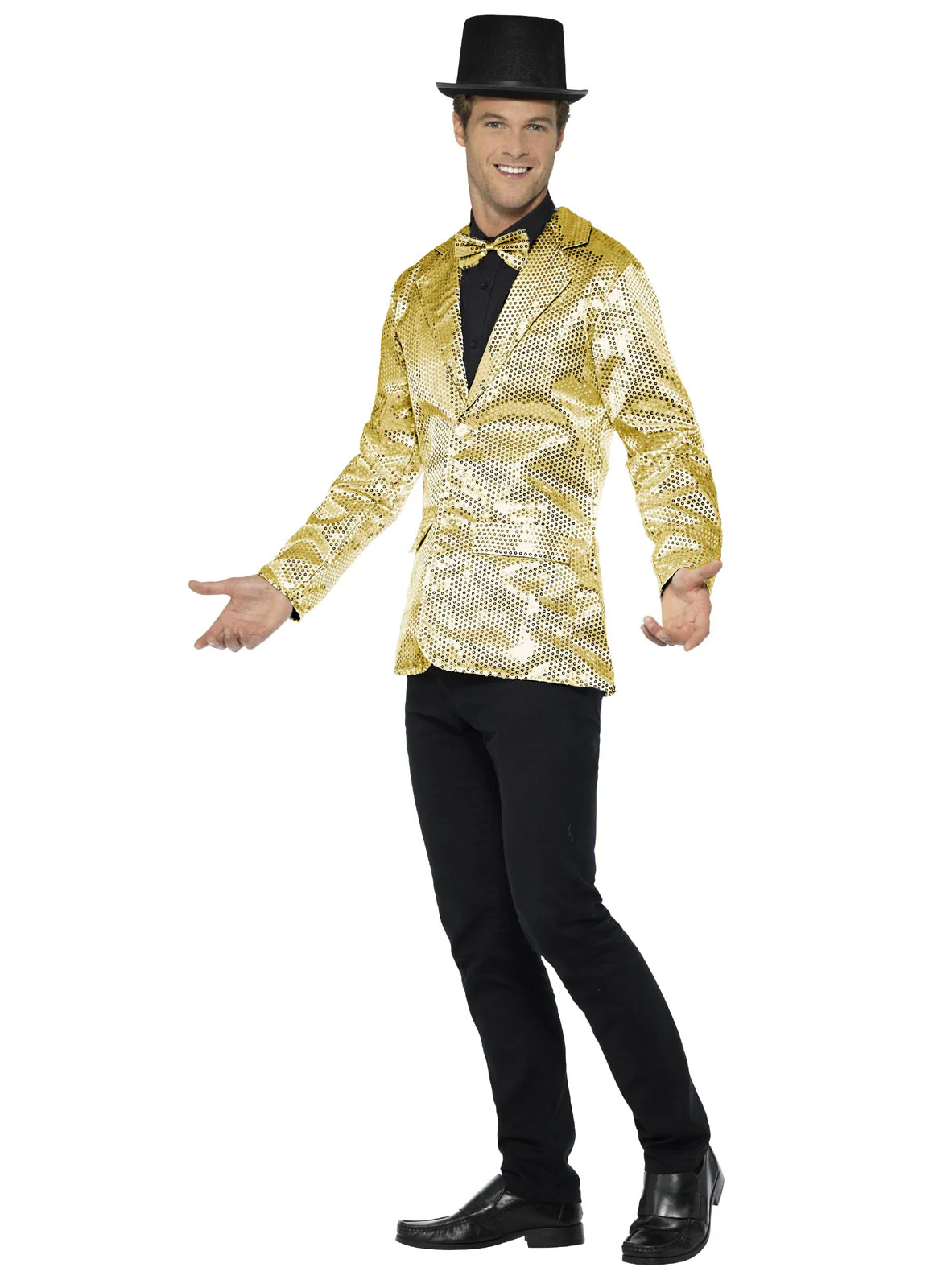 Gold Sequin Jacket Adult - Image 2
