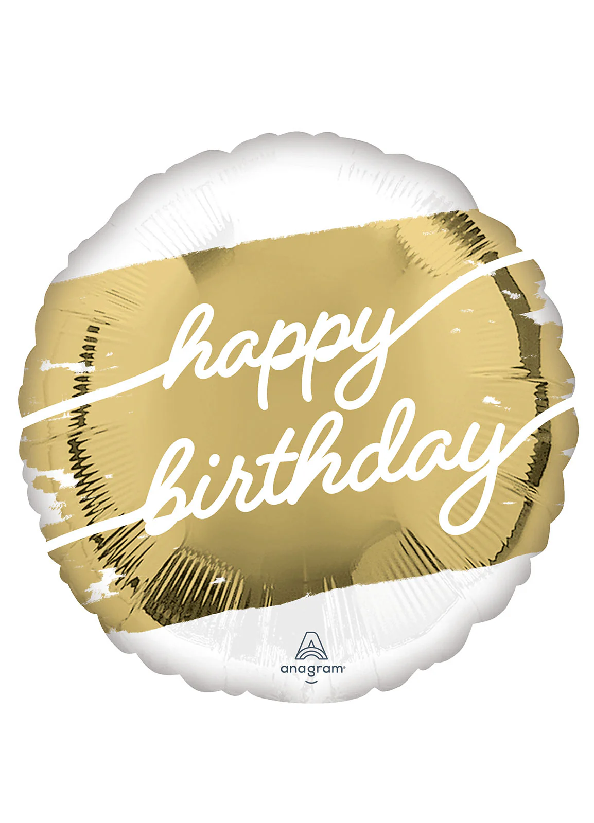 Golden Happy Birthday Foil Balloon