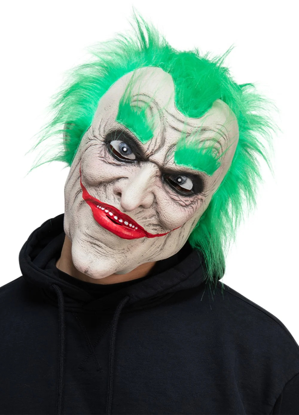 Green Haired Freak Mask - Image 2