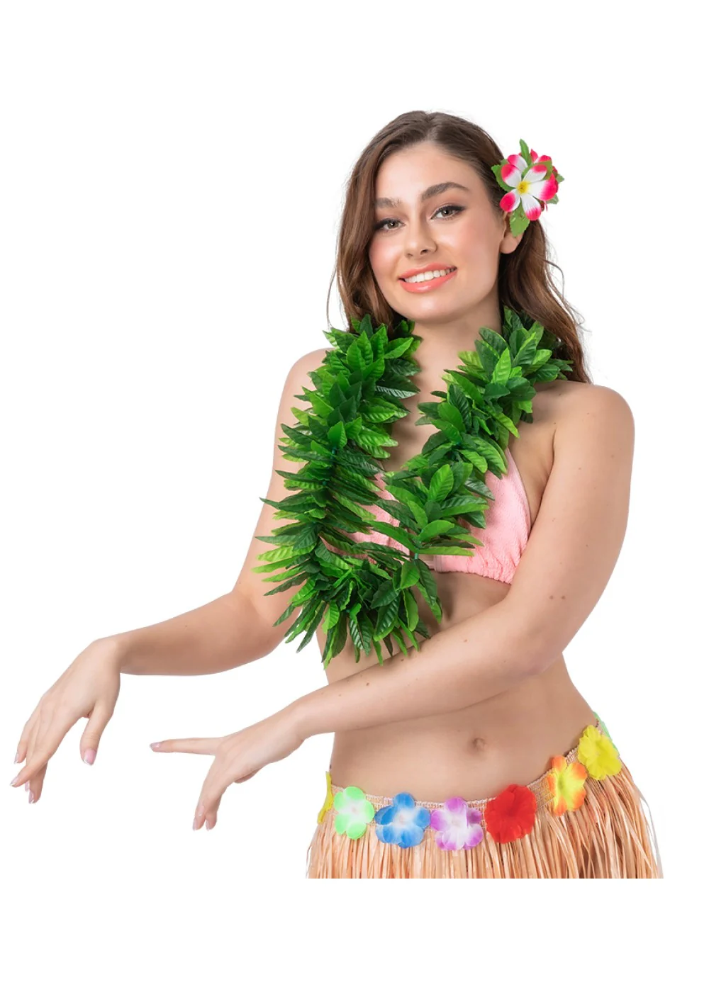 Green Leaf Hawaiian Lei