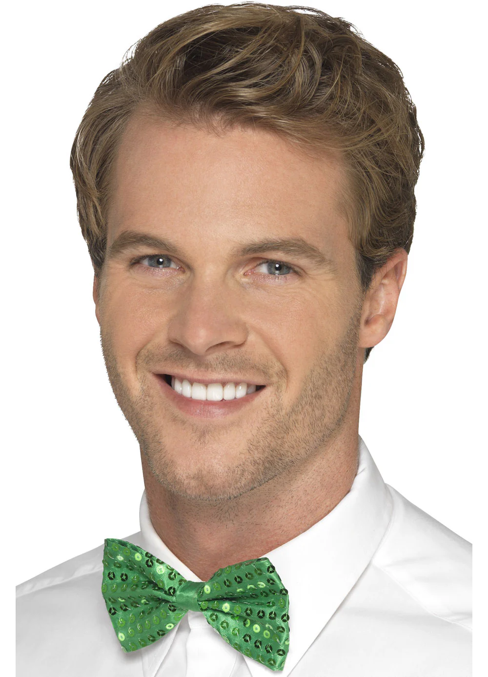 Green Sequin Bow Tie