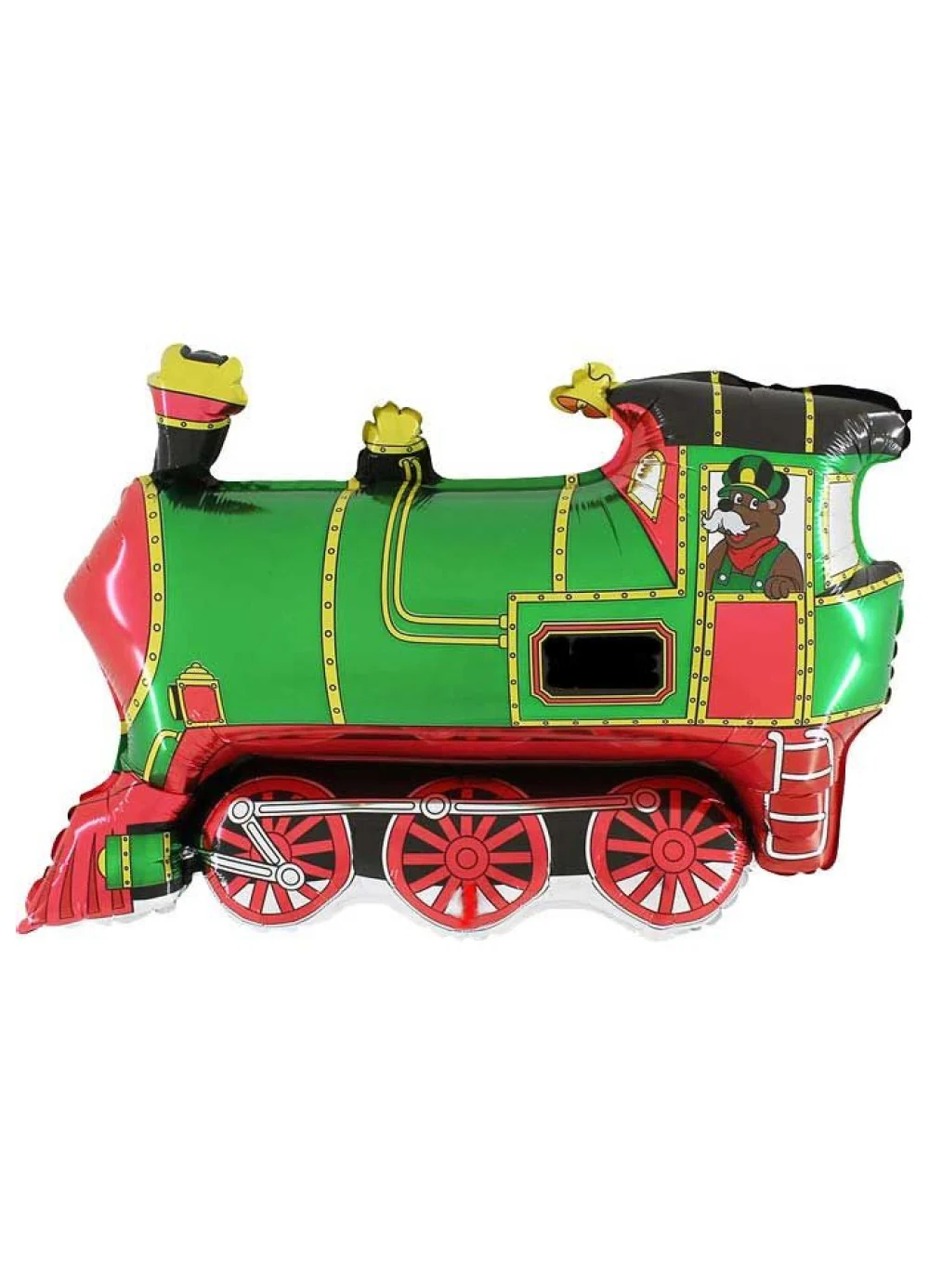 Green Train Large Balloon
