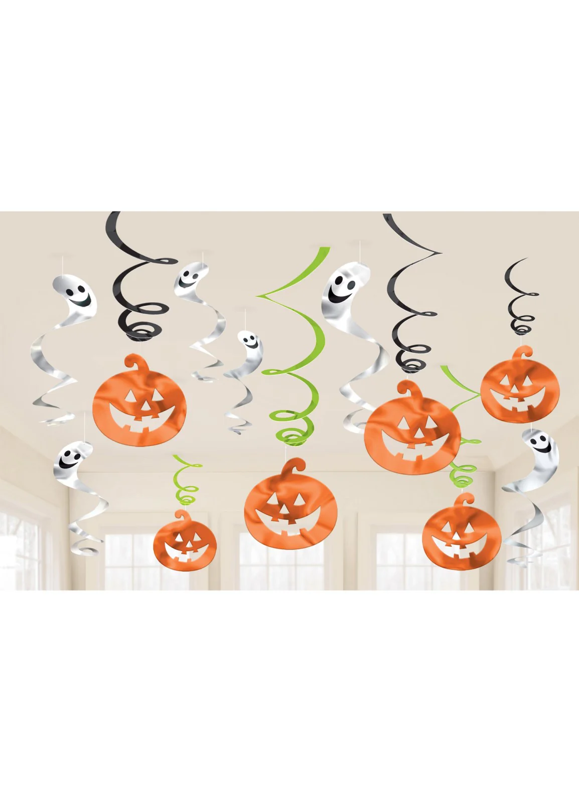 Halloween Swirl Decorations 12pk