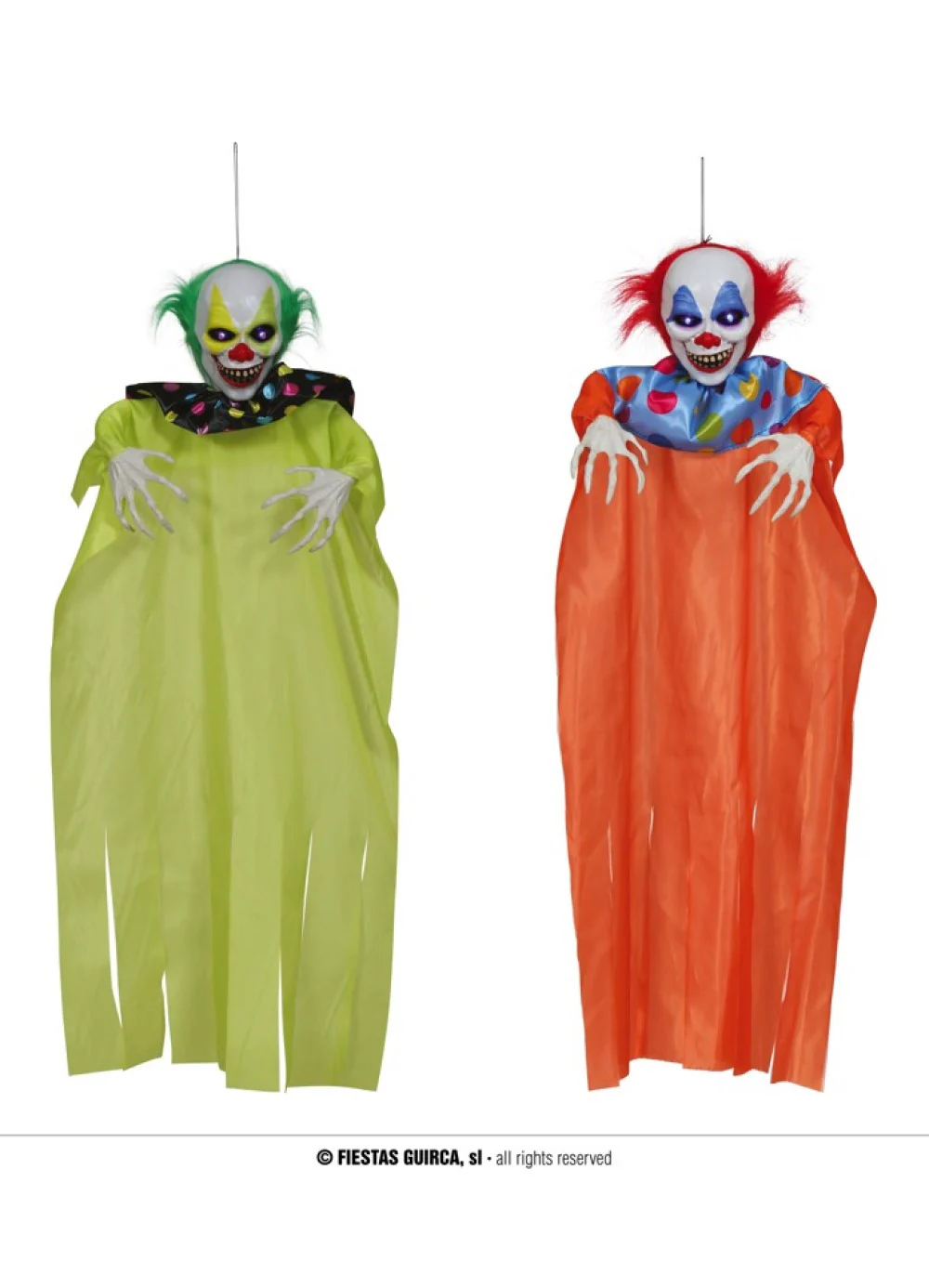 Light Up Hanging Clown Decoration