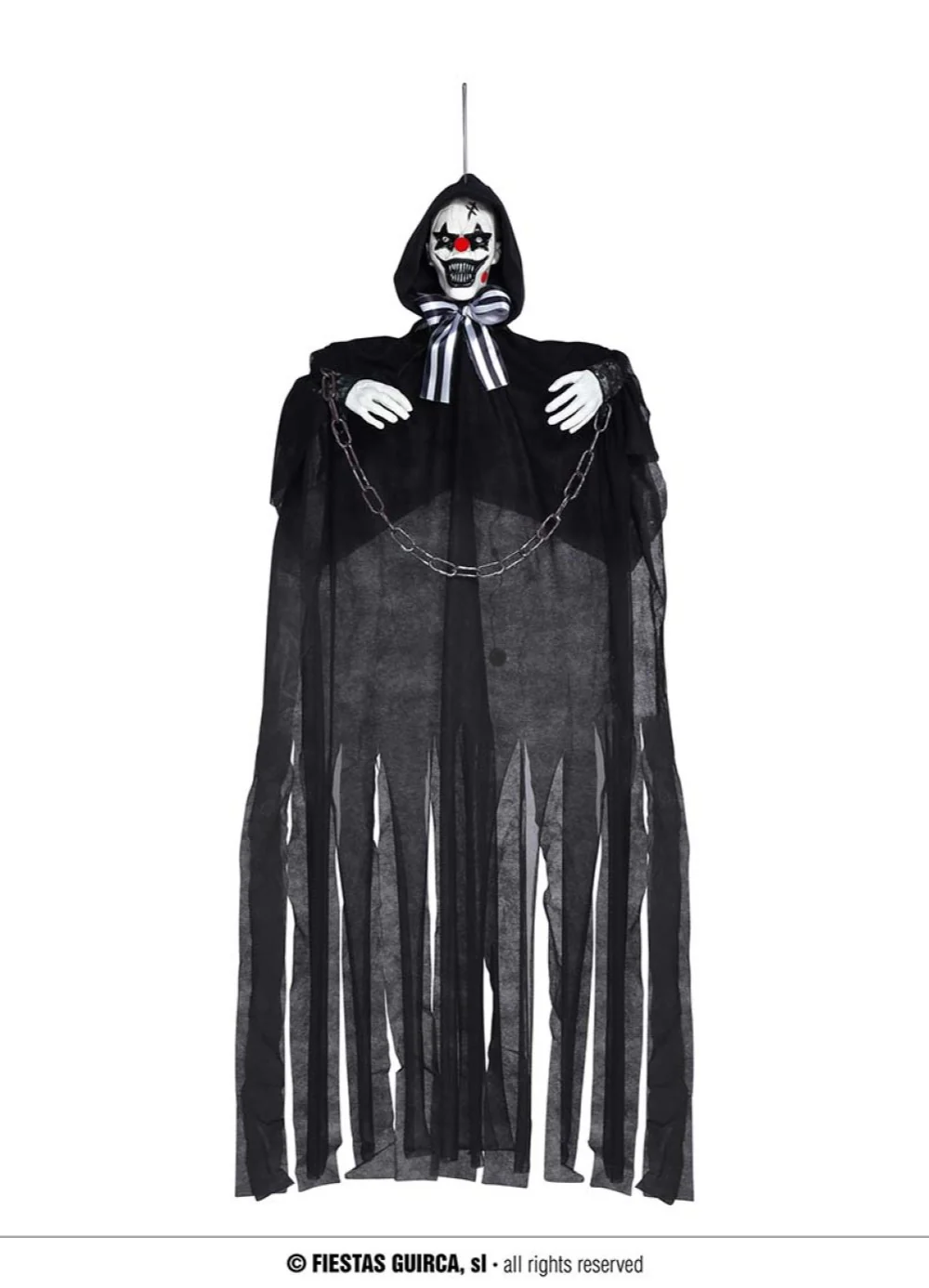 Hanging Clown Skeleton Decoration