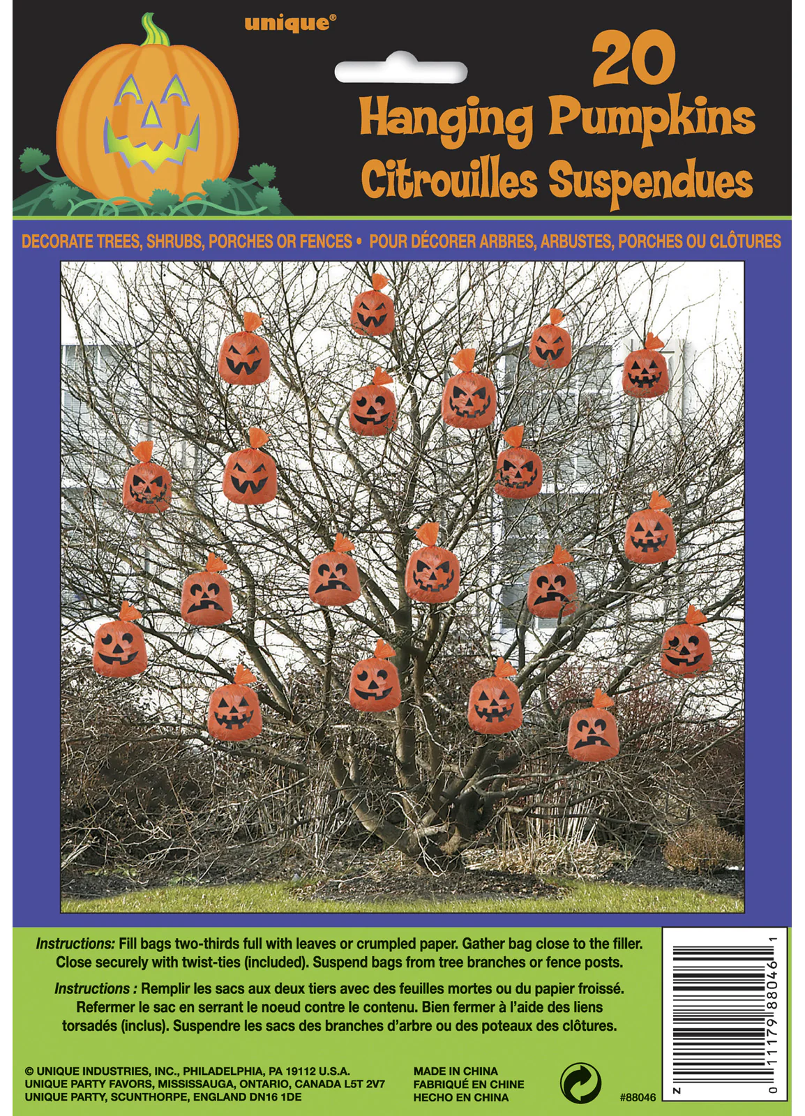 Hanging Pumpkin Bags (Pack of 20) - Image 2