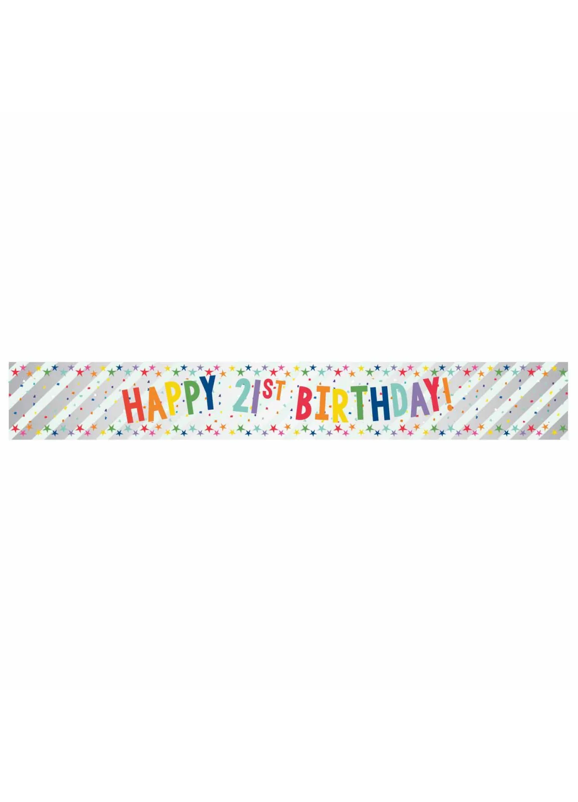 Happy 21st Birthday Banner