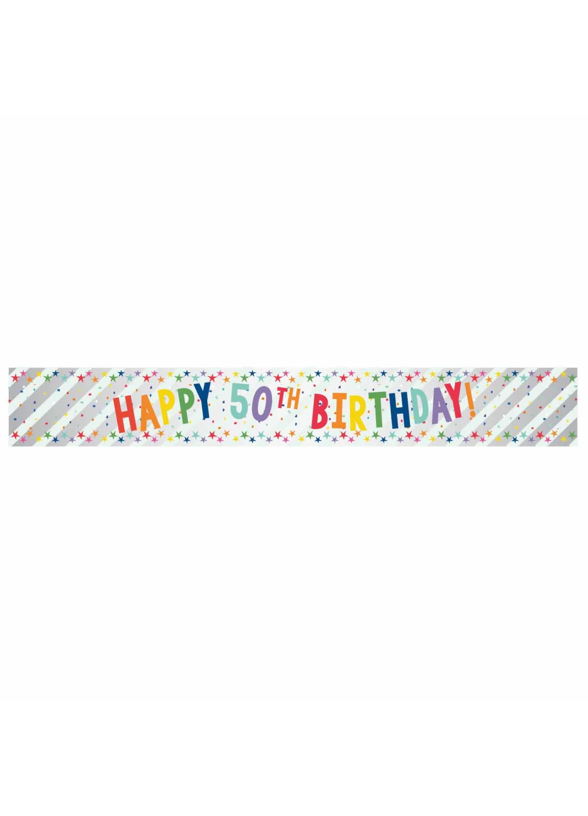 Happy 50th Birthday Banner