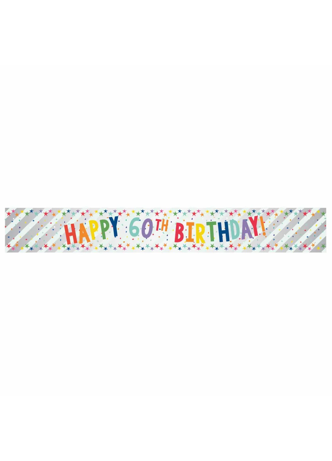 Happy 60th Birthday Banner