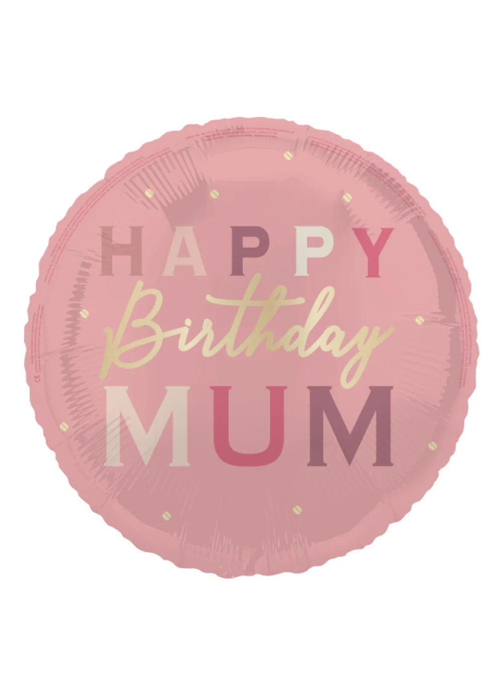 Happy Birthday Mum Foil Balloon