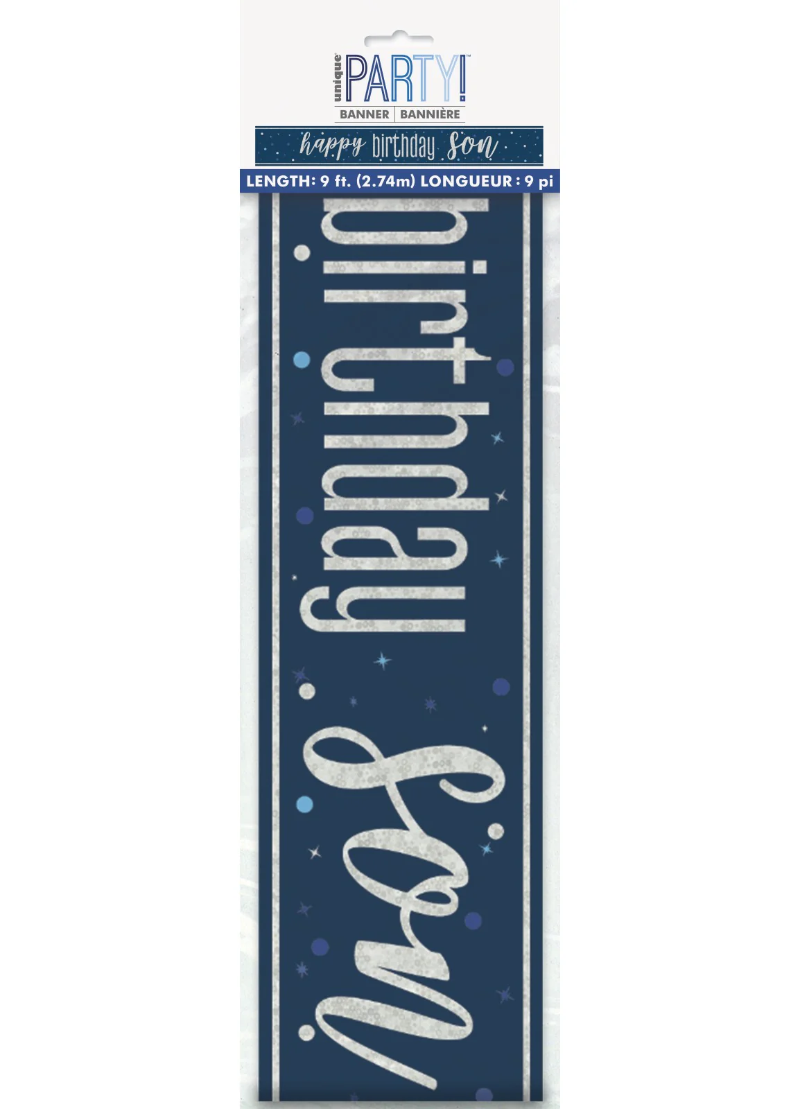 Happy Birthday Son Foil Banner - Image 2