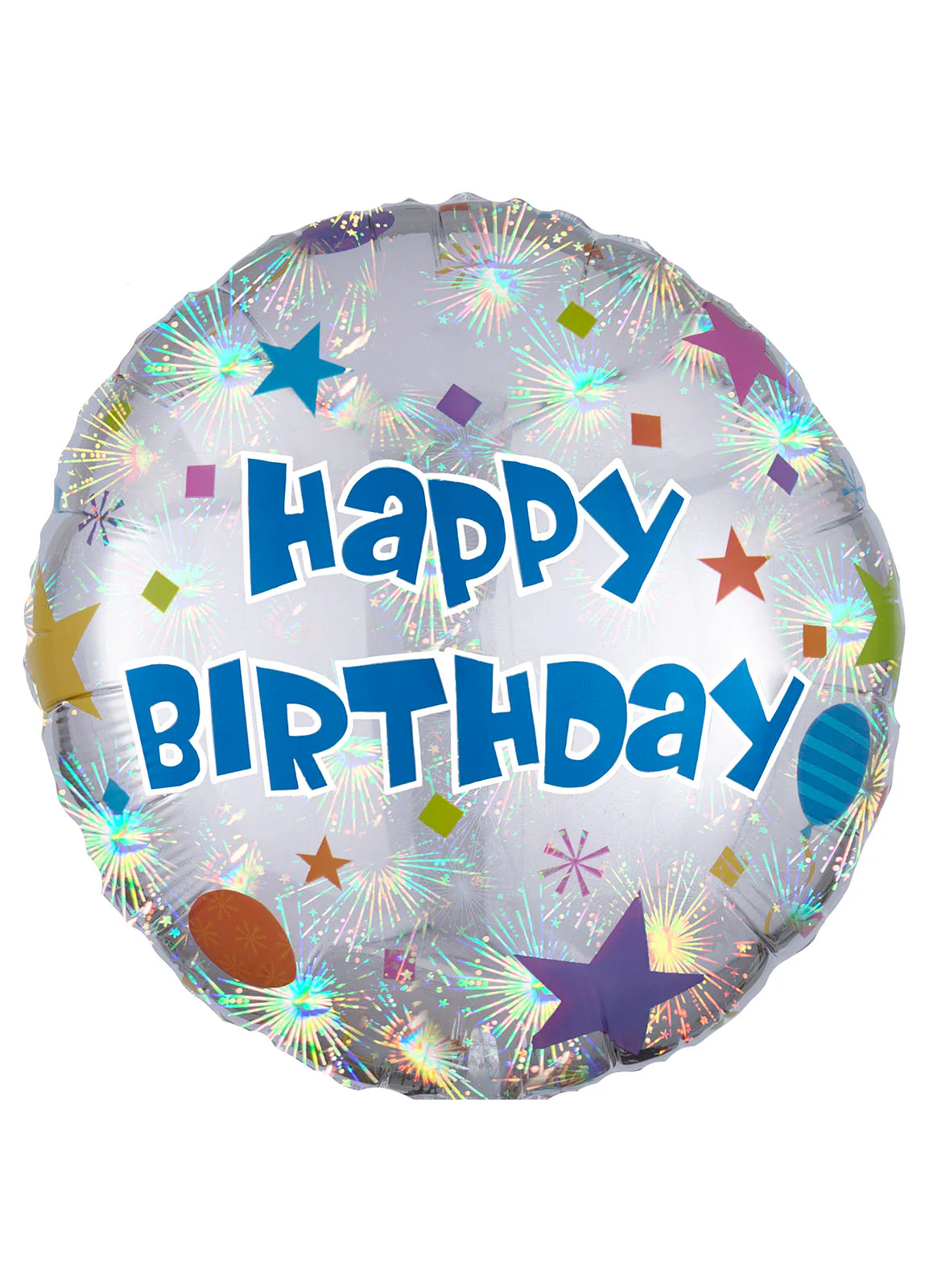 Happy Birthday Sparkle Confetti Foil Balloon