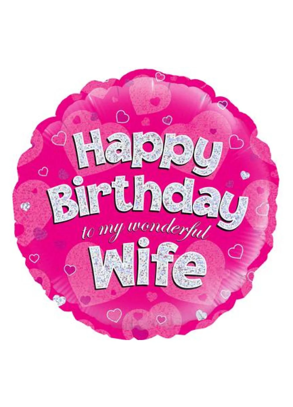 Happy Birthday Wife Foil Balloon