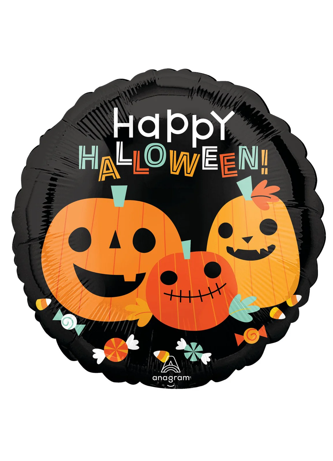 Happy Halloween Pumpkin Foil Balloon