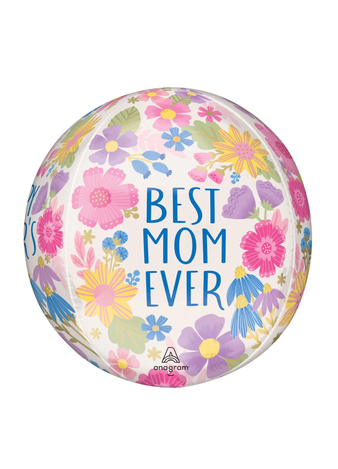 Happy Mother's Day Botanical Orbz Balloon - Image 2