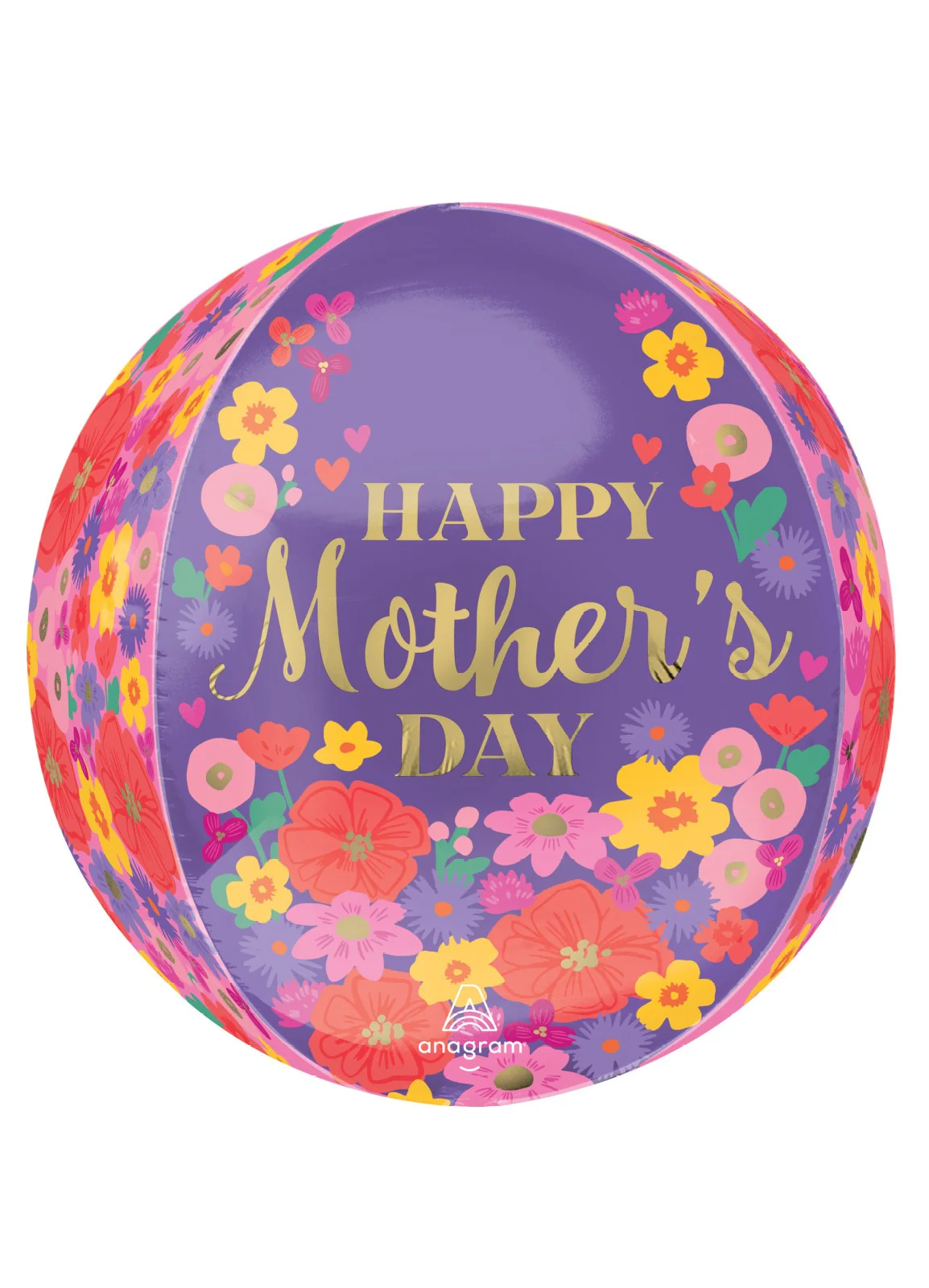 Happy Mother's Day Floral Orbz Balloon