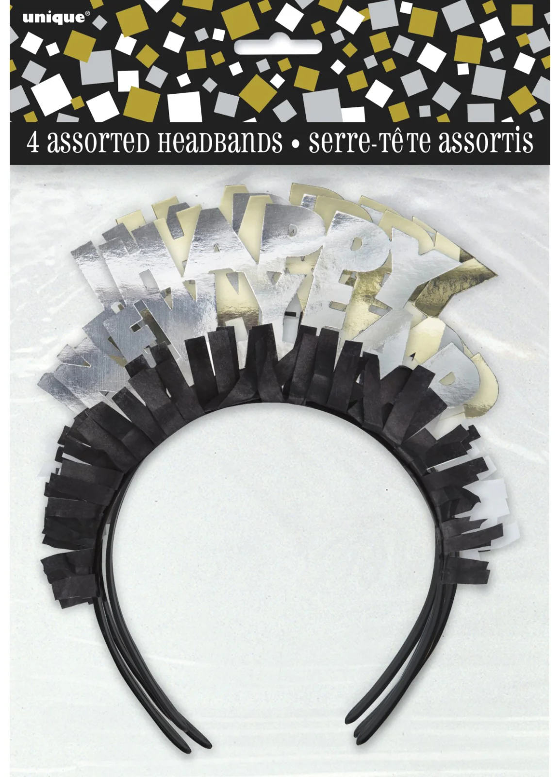Happy New Year Assorted Headbands 4pk - Image 3