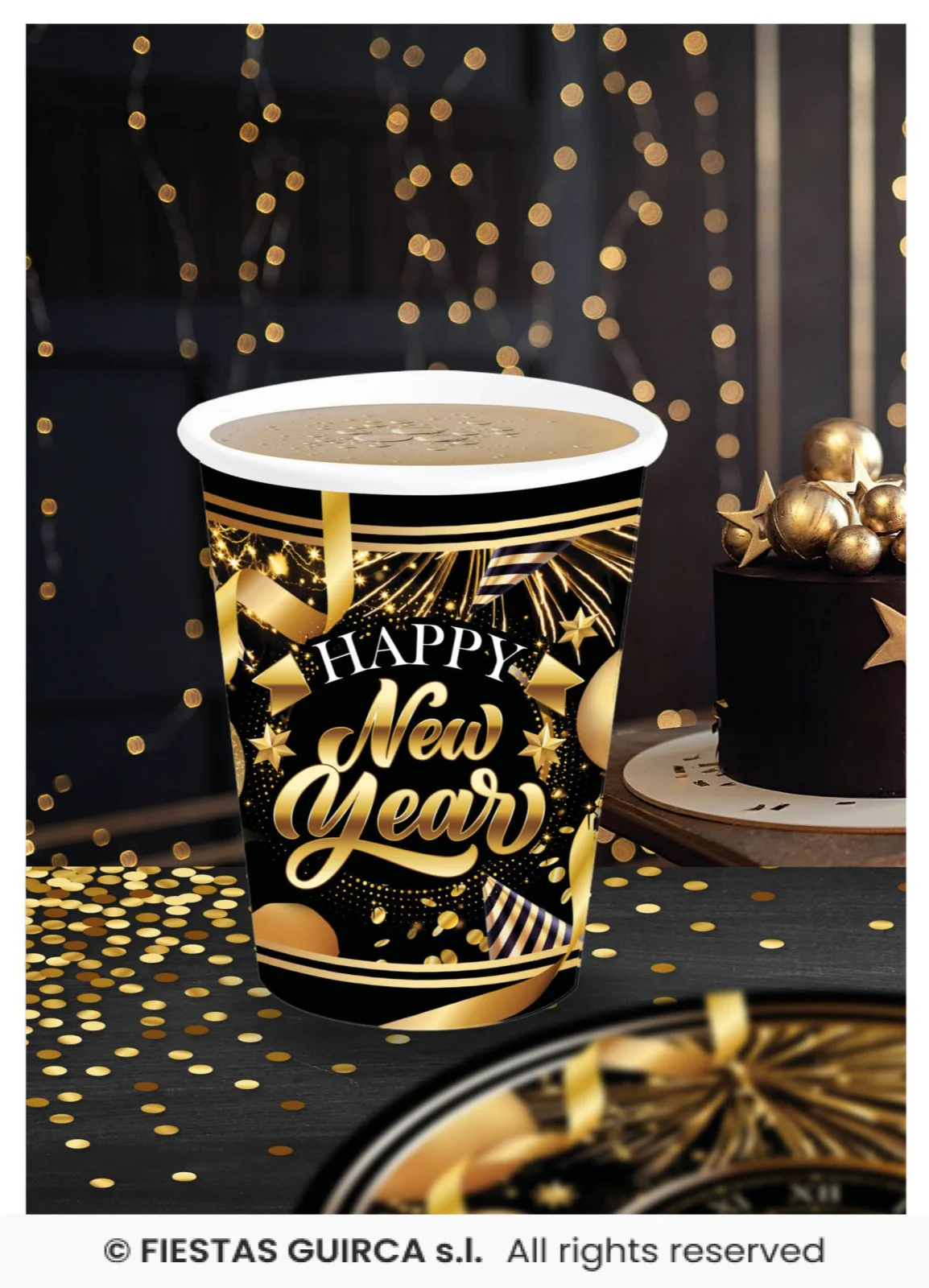 Happy New Year Cups 6pk